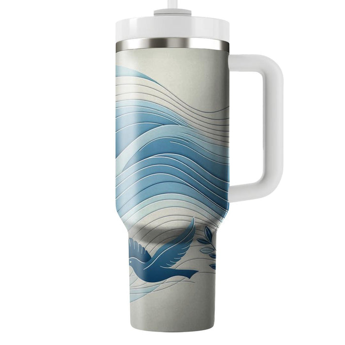 Waves Of Peace - International Day Of Peace  Unique Tumblers