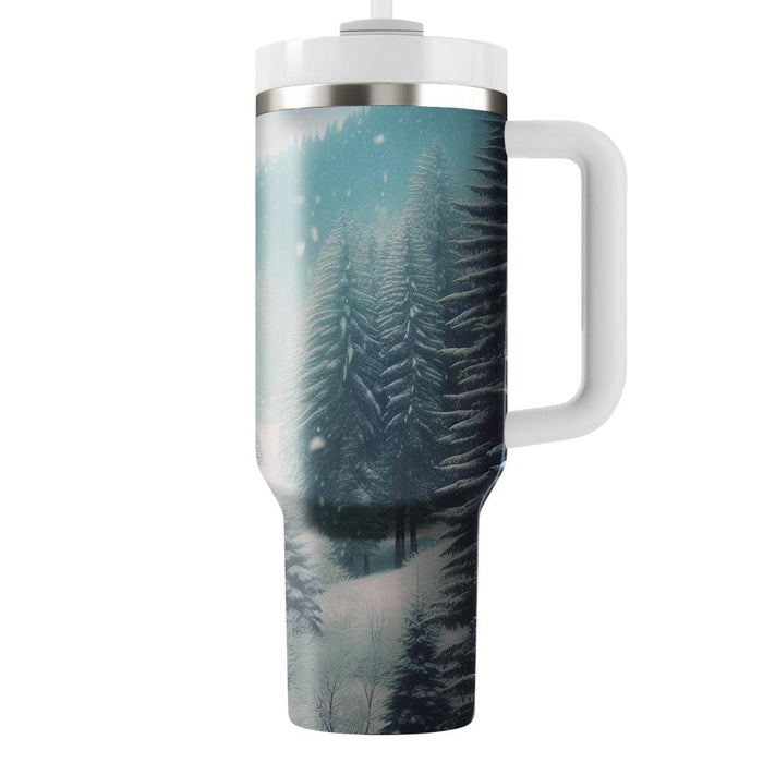 Winter Woodland Scene  Unique Tumblers