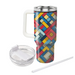 Vibrant Geometric Diamonds  Decorative Tumblers