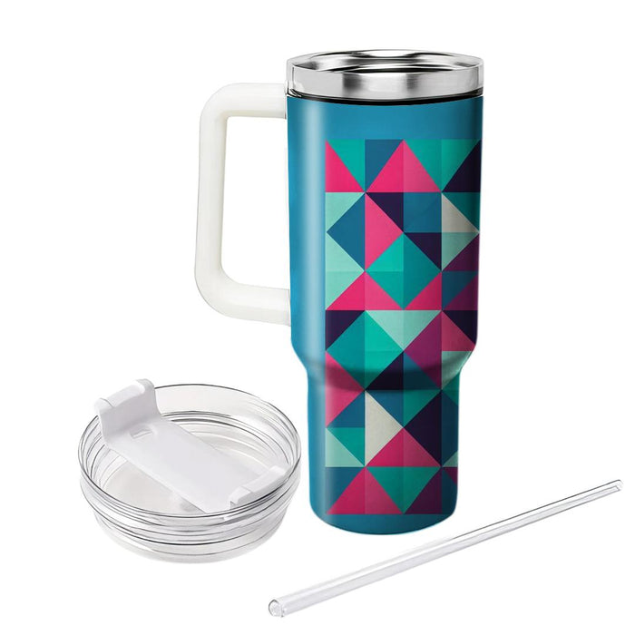 Geometric Triangle  Personalized Tumblers