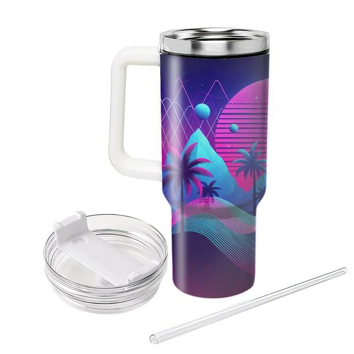 Synthwave Dreamscape  Tumbler Cups