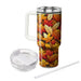 Autumn Leaf Pattern  Insulated Tumblers