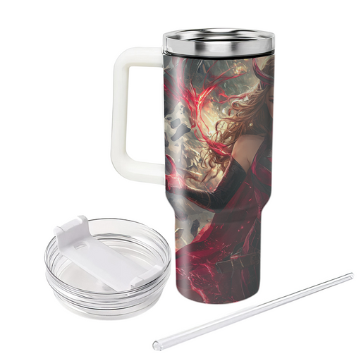 Elizabeth Olsen: The Scarlet Vision Of Wanda Maximoff Decorative Tumblers