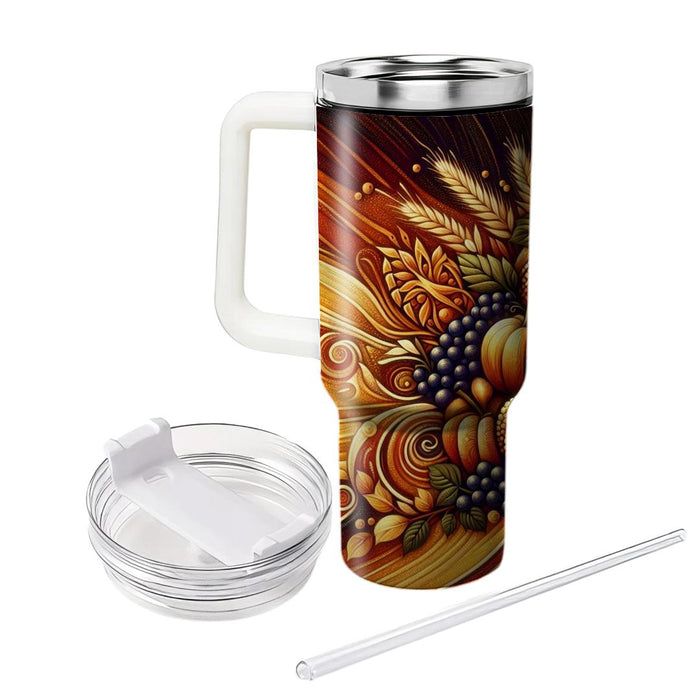 Zenith Of Gratitude - A Thanksgiving And Harvest Festival  Unique Tumblers