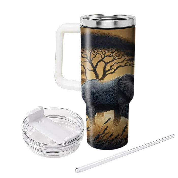 Wild Safari Elephant  Decorative Tumblers