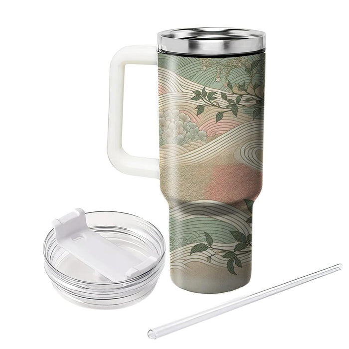 Zen Garden Blooms  Personalized Tumblers