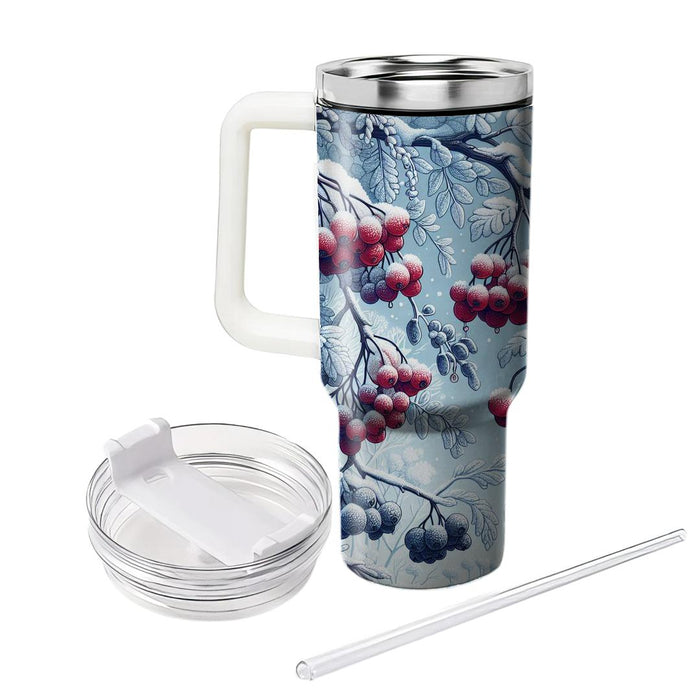 Winter Frosted Berries  Tumblers For Gifts