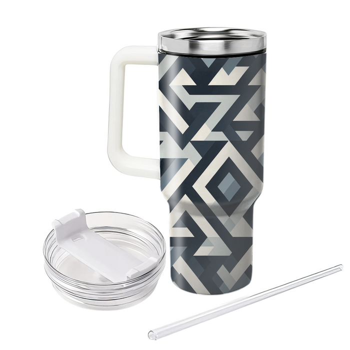 Sleek Modern Triangle  Decorative Tumblers