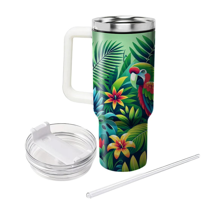 Tropical Parrot  Decorative Tumblers