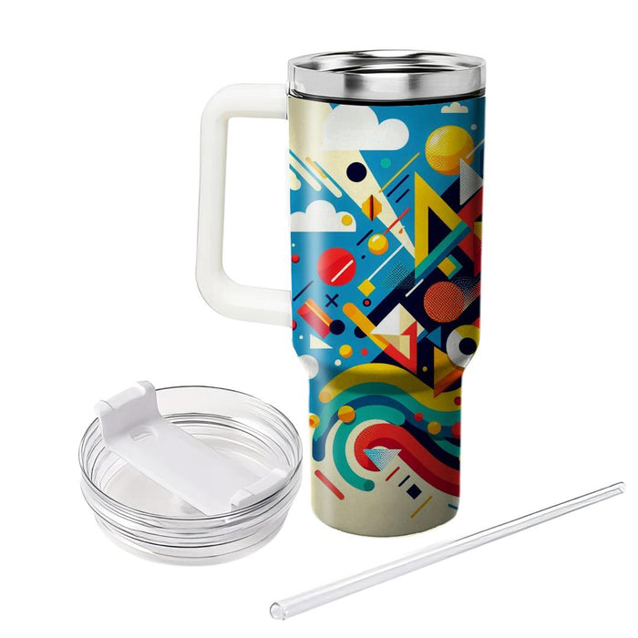 Geo Pop Burst  Tumbler Cups