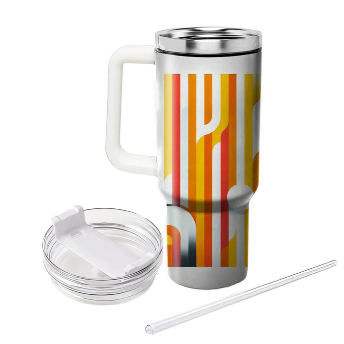 Bold Vertical Stripe  Custom Tumblers