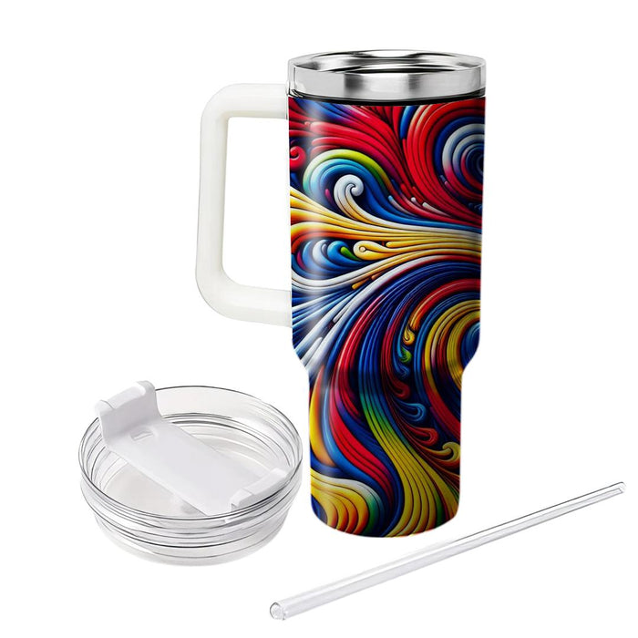 Bright Spirals  Tumblers For Gifts