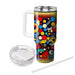 Bold Colorful Dots  Insulated Tumblers