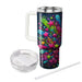 Neon Doodle Art  Travel Tumblers