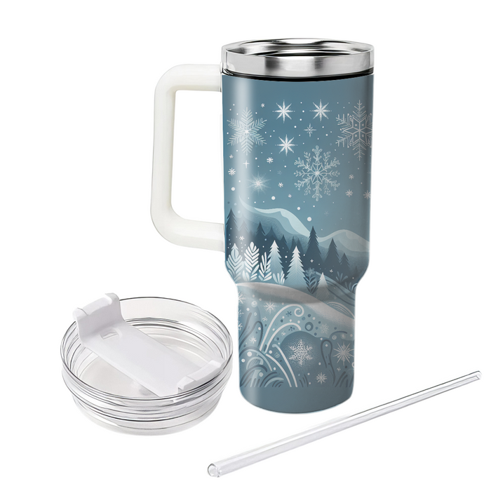 Frosted Arctic Dreams  Personalized Tumblers