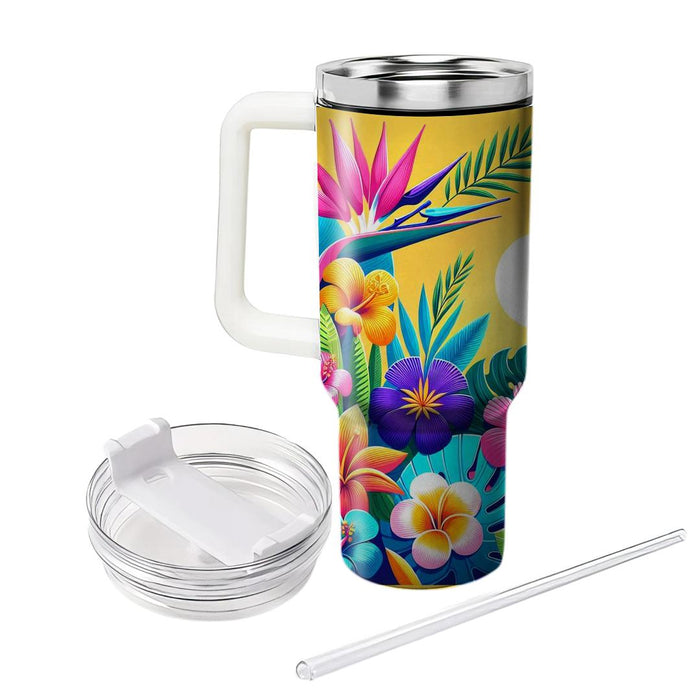 Sunny Tropical Paradise  Travel Tumblers