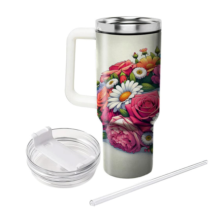 Floral Crown  Decorative Tumblers