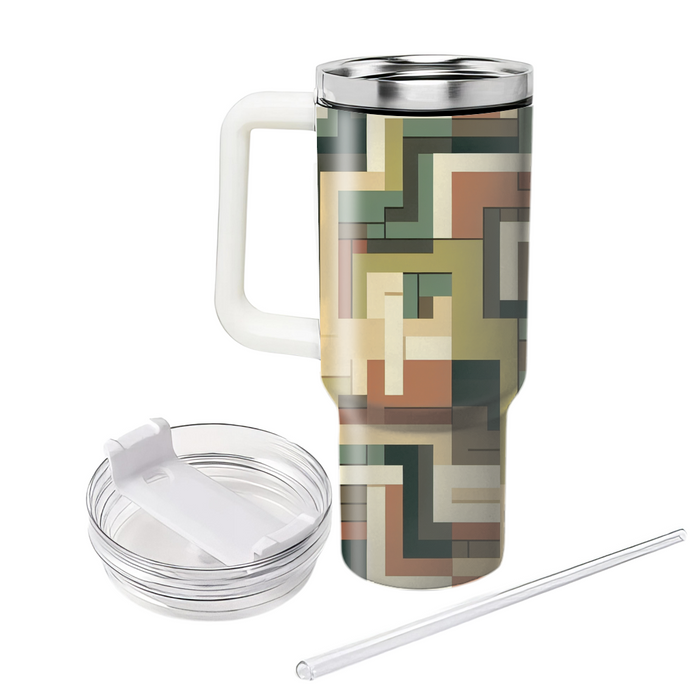 Square Pathways Exploration  Tumbler Cups