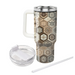 Hexagonal Nature Embrace  Tumbler Cups