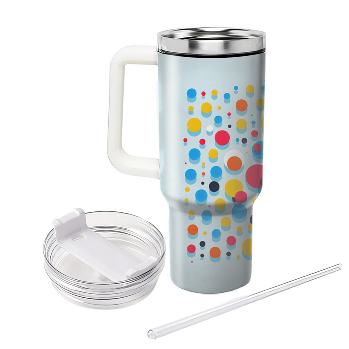 Bright Confetti Dots  Unique Tumblers