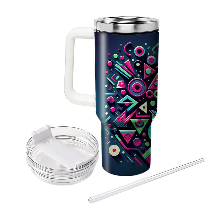 Geometric Funk Travel Tumblers