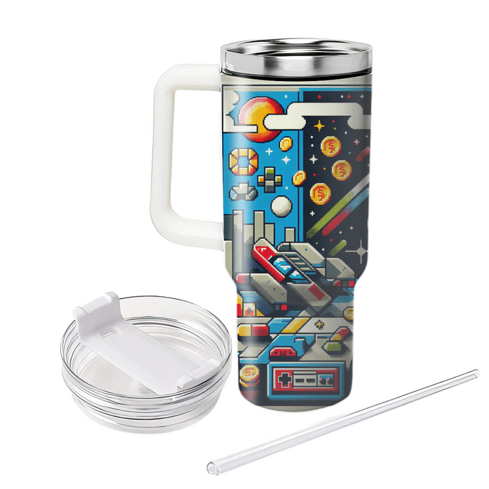 Video Game Retro  Tumbler Cups