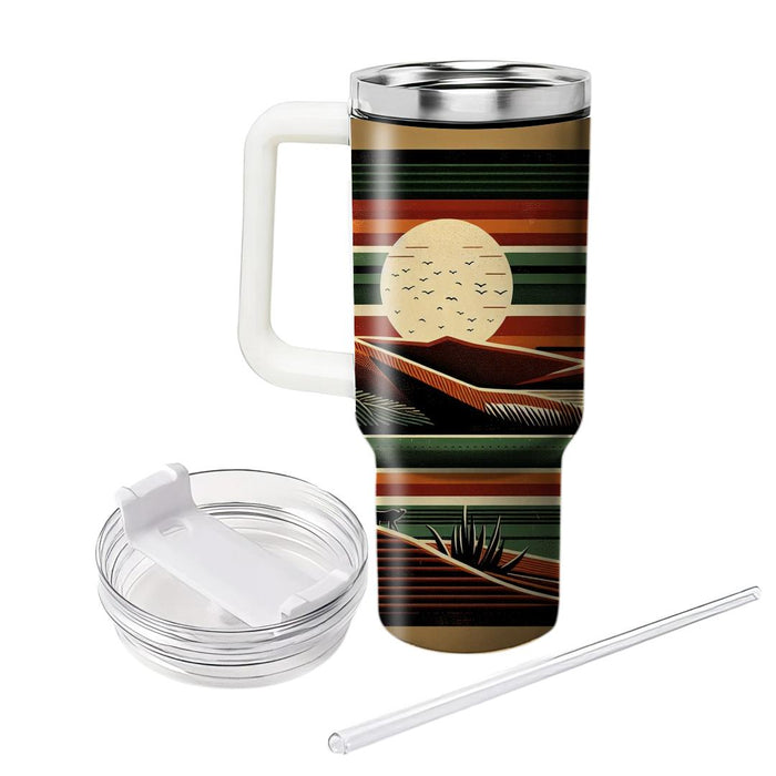 Seventies Safari Stripe  Unique Tumblers