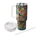 Vibrant Patchwork  Insulated Tumblers