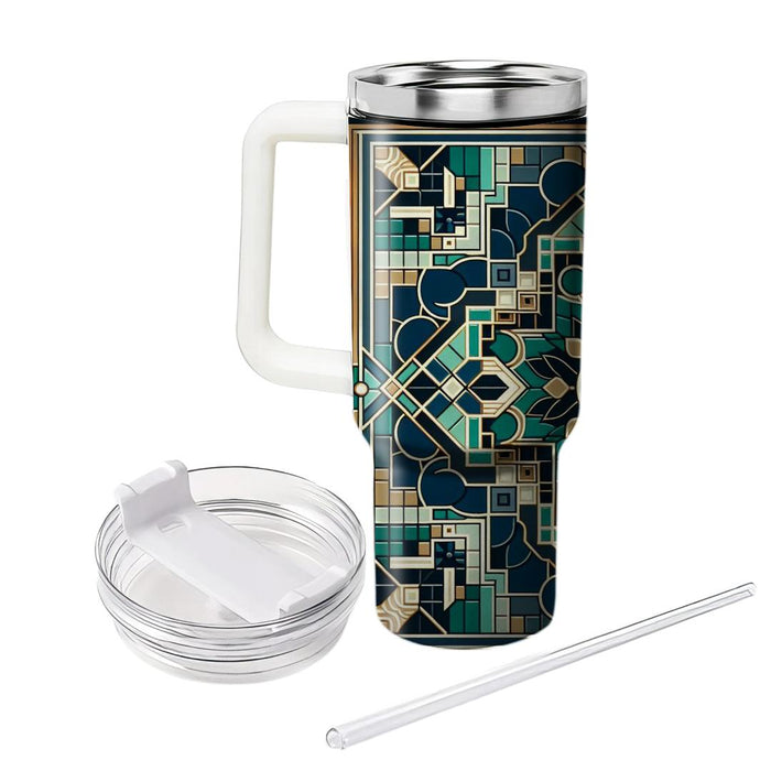 Sophisticated Mosaic Tile  Custom Tumblers