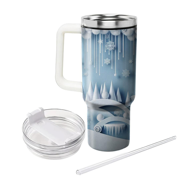 Winter Icicle Serenity  Custom Tumblers