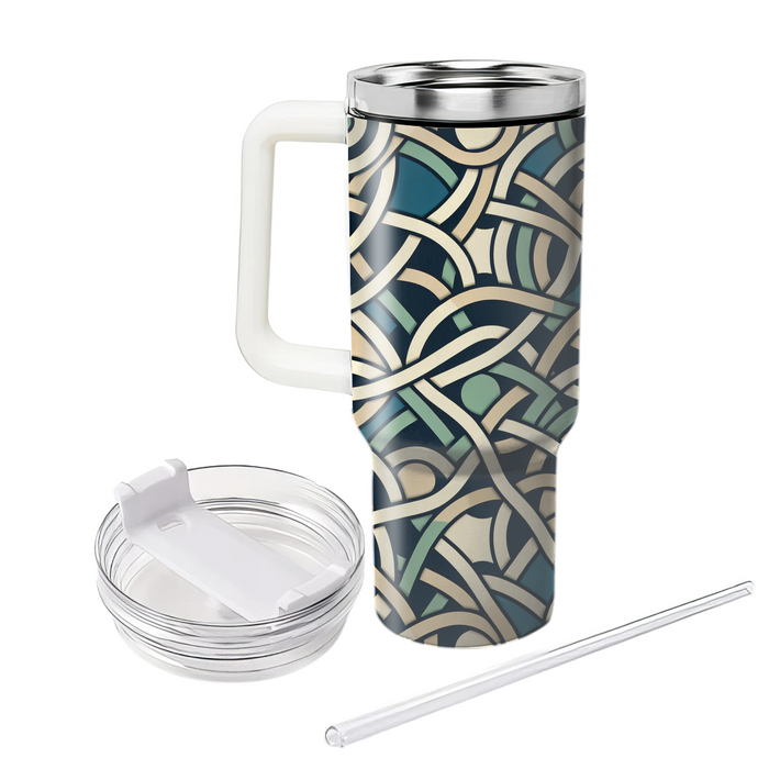 Woven Circle Network  Tumbler Cups