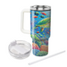 Playful Sea Turtle Journey  Tumblers With Lids