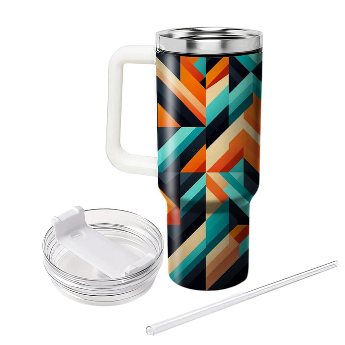 Bold Triangle Design  Custom Tumblers