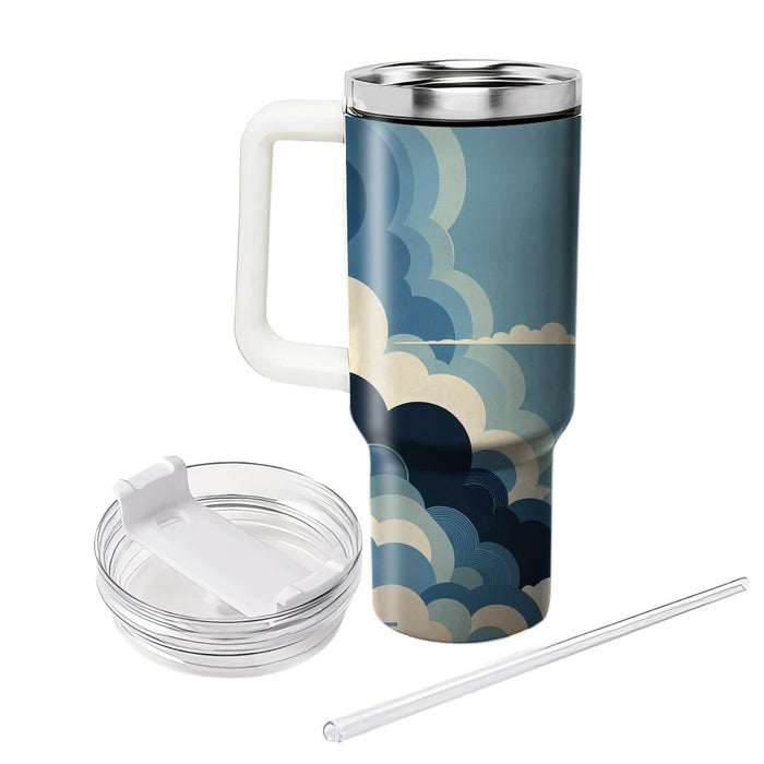 Abstract Sky Gaze  Unique Tumblers