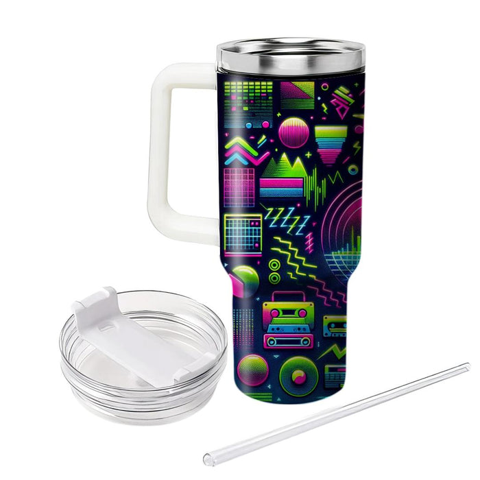 Techno Rave  Tumblers With Lids