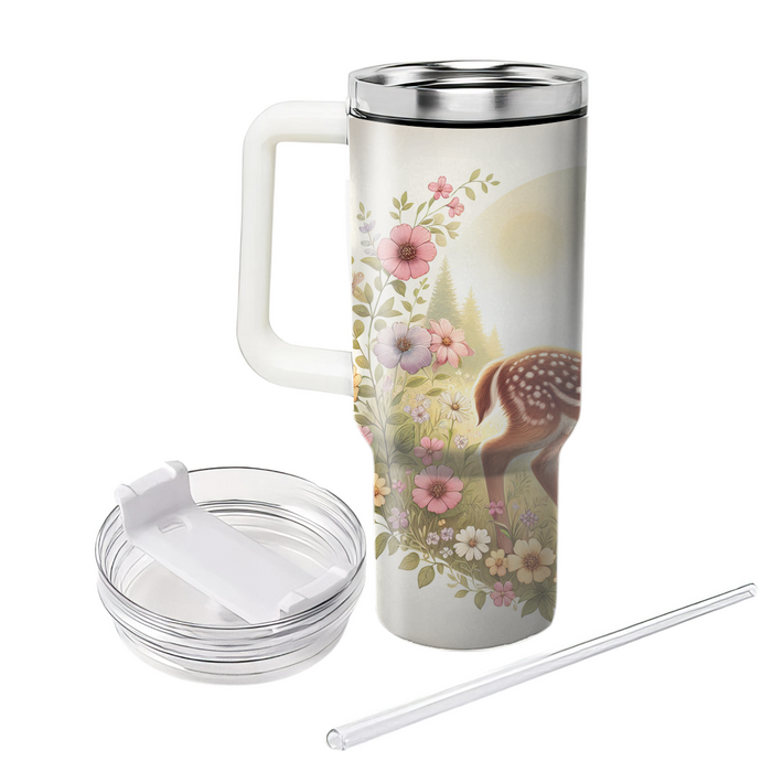 Charming Fawn Adventure  Tumblers With Lids