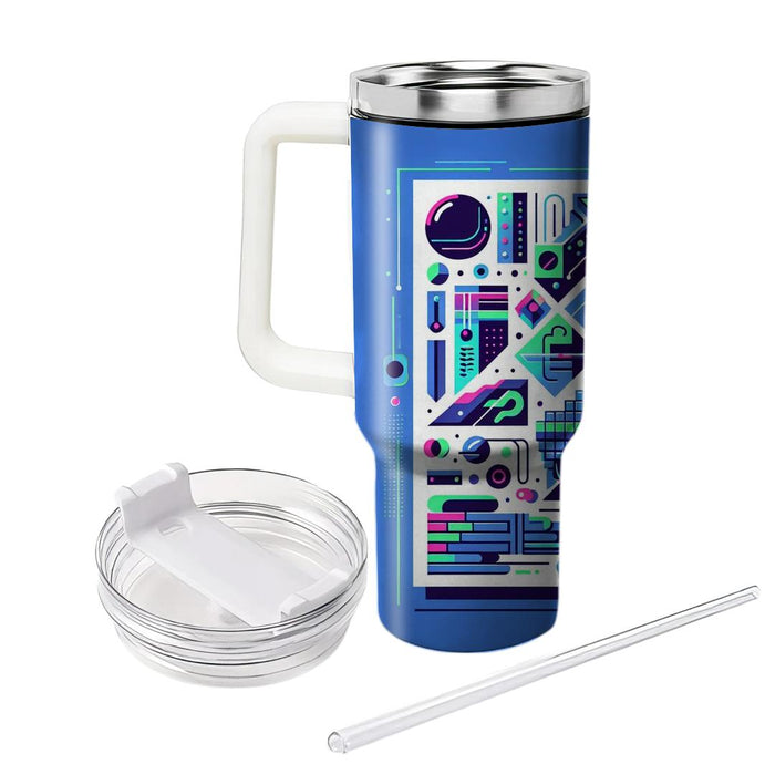 Futuristic Flair  Custom Tumblers