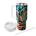 Vivid Vortex  Travel Tumblers