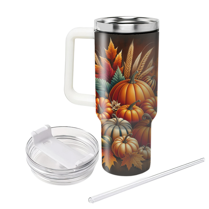 Bountiful Harvest - Autumn Festival  Decorative Tumblers