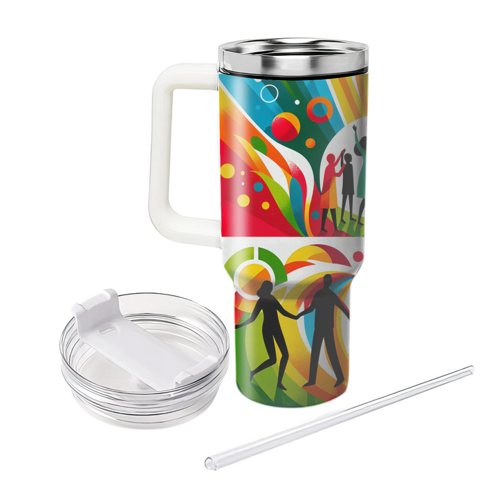 Vibrant Bonds - International Day Of Families  Decorative Tumblers