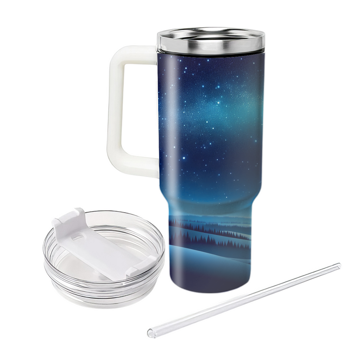 Winter Starlight  Travel Tumblers