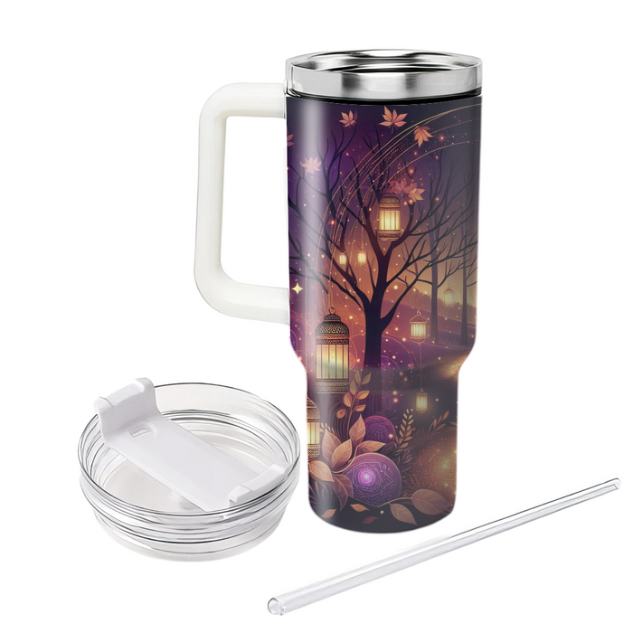 Autumn Twilight Glow Decorative Tumblers