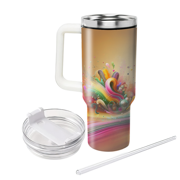 Serene Spring - Holi Celebration  Tumbler Cups