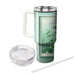 Fresh Mint Floral Breeze  Insulated Tumblers