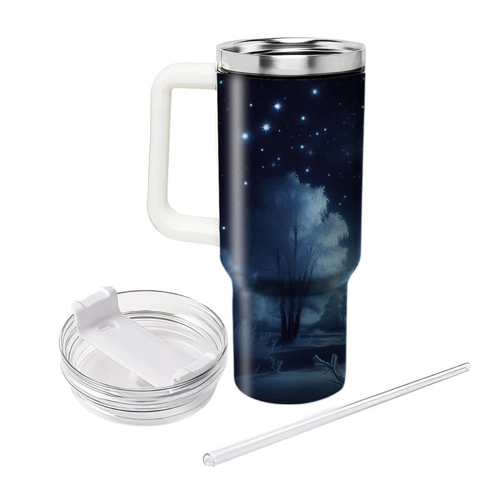 Winter Midnight Frost  Tumblers For Gifts