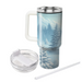 Winter Frosty Pines  Personalized Tumblers