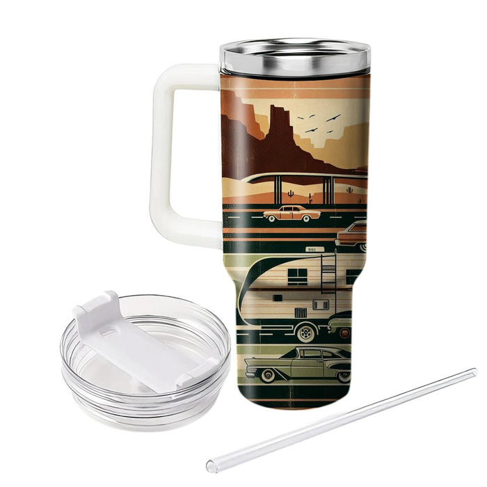 Vintage Camper Roadtrip  Custom Tumblers