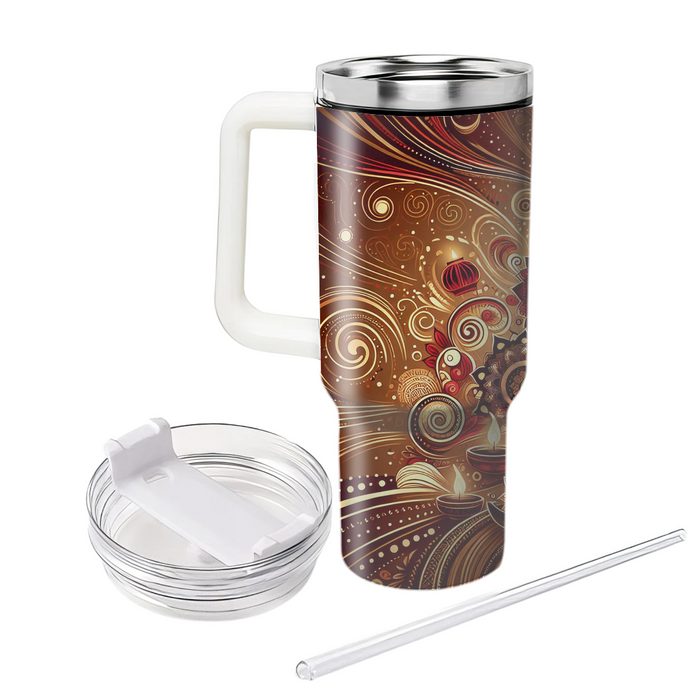 Serenity Of Lights - A Diwali  Tumbler Cups