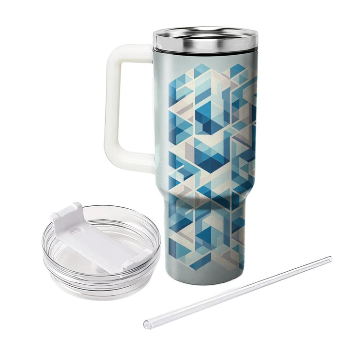 Geometric Facets  Travel Tumblers