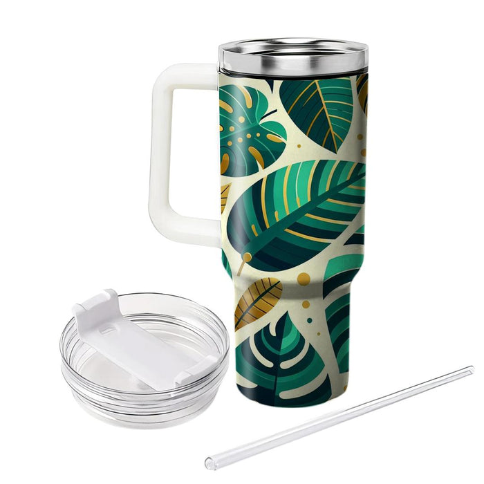 Bold Tropical Leaves  Tumblers For Gifts